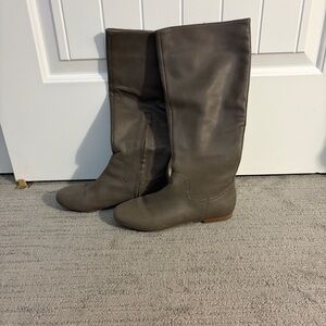 J Jill Women's Gray Leather Boots
